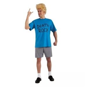 Beavis and Butt-Head Men’s Beavis Costume Kit Adult Medium Shirt & Shorts NEW